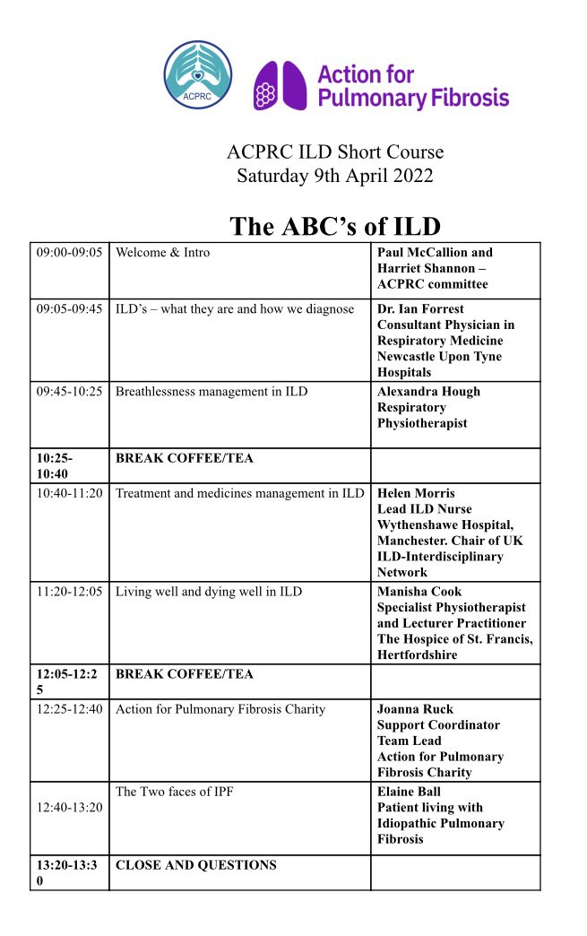 Roll up roll up for our next short course!