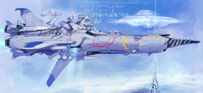 轟天号とNノーチラスとウルトラホーク1号とMJを混ぜた!! 全自動宇宙戦闘艦 
