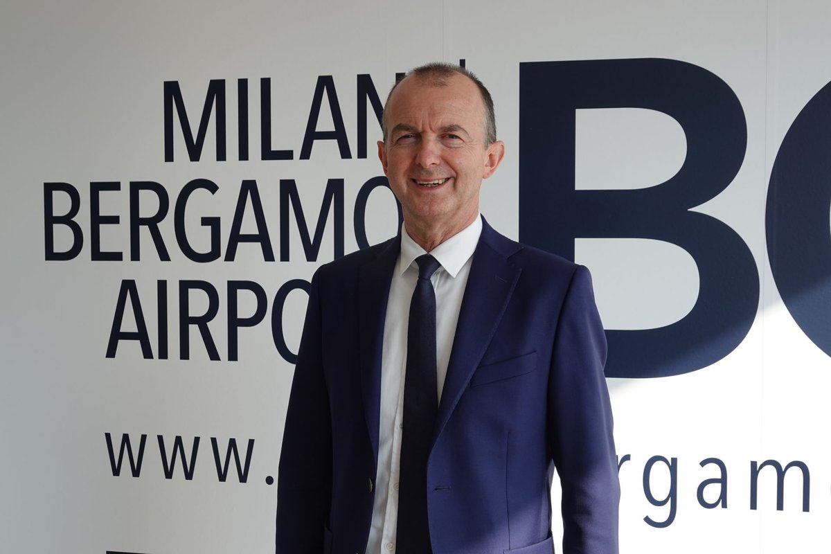 rtl1025's tweet photo. ✈️ Domani ricorre il 50esimo anniversario del primo volo di linea decollato dalla pista dell'aeroporto di #OrioalSerio, a #Bergamo. Ne parliamo a #nostopnews con il dott. @GiovanniSanga, presidente di #Sacbo, la società che gestisce l'aeroporto Milano Bergamo https://t.co/bYxw1CieNv