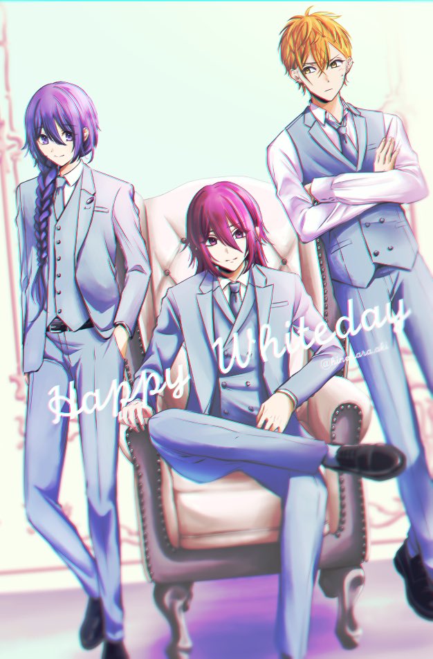 遅ればせながらホワイトデー絵

ハカナと保健室の先生が男装してます💐