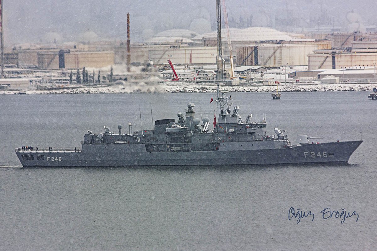 OguzEroguz1's tweet photo. #TurkishNavy's #MEKO200TN Track IIB #BarbarosClass #frigate #TCGSalihreis #F246 https://t.co/EgRNoRvMT8