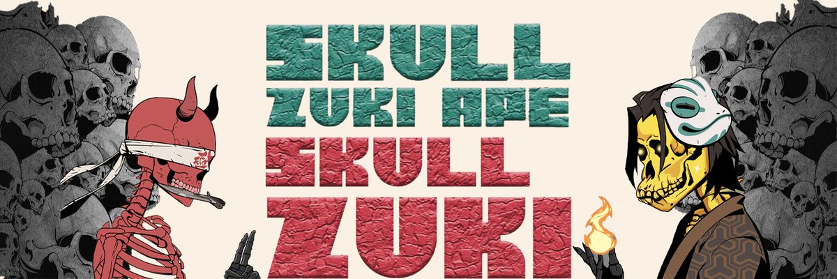 Thonoka123's tweet photo. Gm frens,
I just woke up and found this beautiful Banner created by a skilled member of the unofficial #SkullZuki #SkullZukiApe
discord. Join us to find out more.
https://t.co/6uWaympY6b
@SkullZukiFamily
#NFT
#NFTCommunity https://t.co/iFnYUNJ639