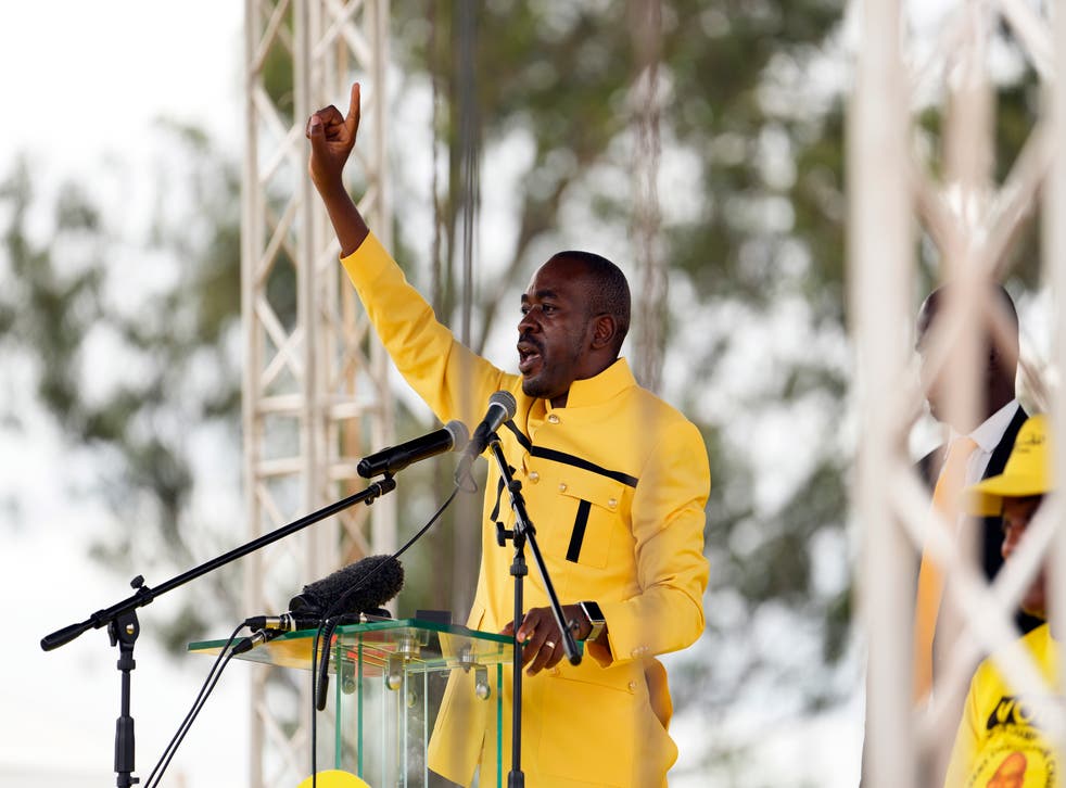 robmuziva's tweet photo. #Zimbabwe ranks as the most unhappy nation in Africa. @CCCZimbabwe and @nelsonchamisa has brought renewed hope for a #happyagain and promising future. The happiness is visible, palpable, and shared at #CCCrally. We shall be happy again! #NotYetUhuru https://t.co/6h9On31BHp