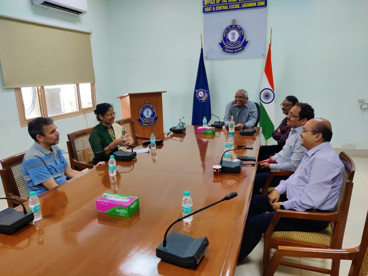 CGST  Commissionerate, Lucknow conducted a Special Outreach Programme for GST Taxpayers and  Trade Associations on 20.03.2022 at GST Bhawan, Lucknow. Issues raised by them were addressed by the officers.#CBIC4Taxpayers <a href="/nsitharamanoffc/">Nirmala Sitharaman Office</a> <a href="/mppchaudhary/">Pankaj Chaudhary</a> <a href="/cgstluckzone/">CGST Lucknow Zone</a> <a href="/cbic_india/">CBIC</a>.