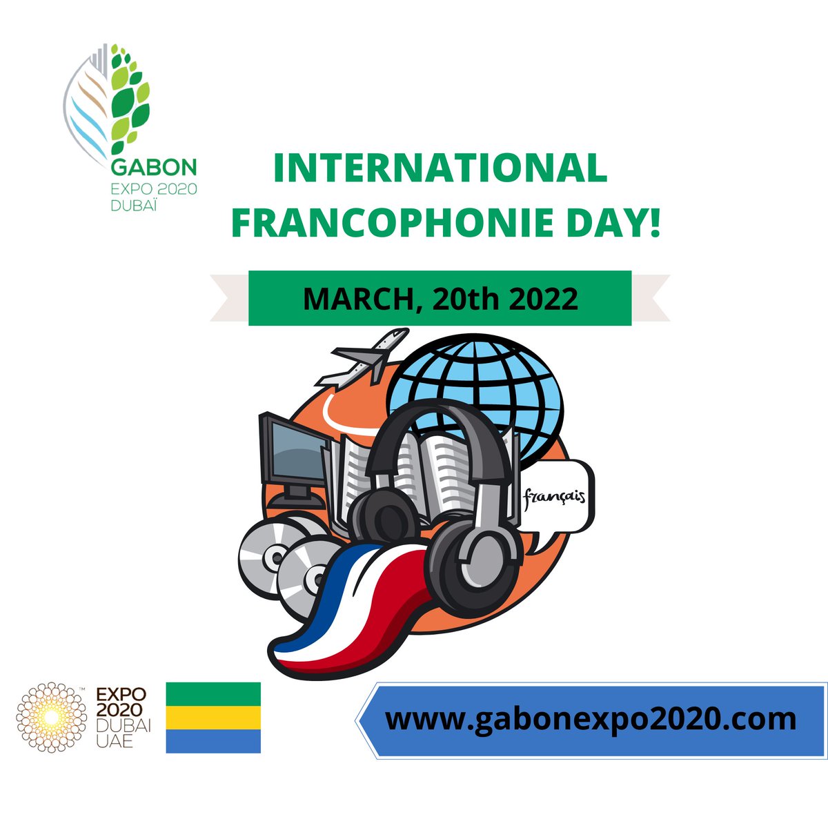 #internationalfrancophonieday #Expo2020 #gabonatexpo2020