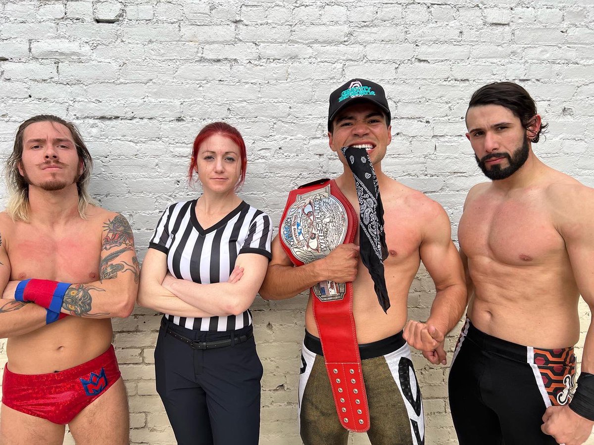 MongolSantino's tweet photo. Really proud of everyone , kicked ass and take names later. #santinobros #prowrestling #asskickers https://t.co/jAAMBHrWIm