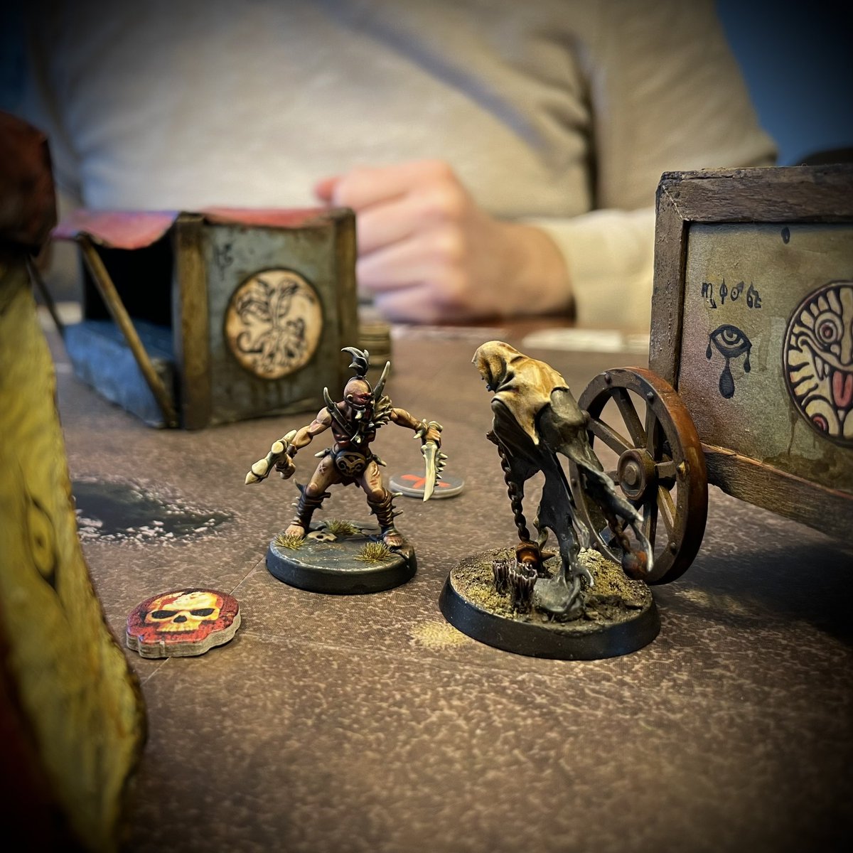 TheSimonElsen's tweet photo. The Ku‘Gan Tribe takes the victory! @WarComTeam #warcry #WarhammerCommunity #untamedbeasts #slavestodarkness #chaos #chaoswarriors https://t.co/A0jegorS6n