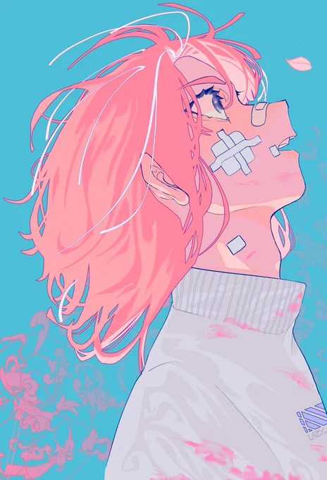 貼る春 
