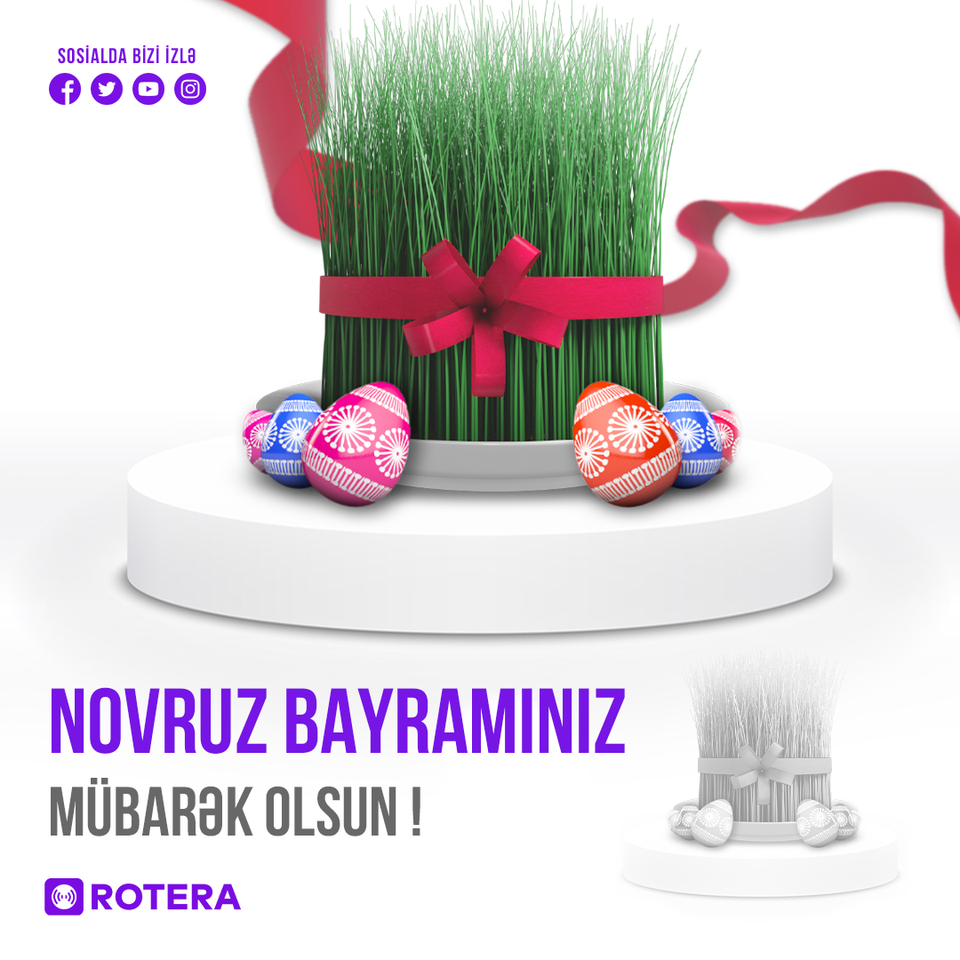 roteragroup's tweet photo. Əziz dostlar! Hamınızı Novruz bayramı münasibətilə ürəkdən təbrik edirik! Qoy bu yaz öz gəlişiylə hamınızın həyatına yalnız və yalnız gözəl günlər gətirsin! 💚

#rotera #roteragroup #novruz #novruzbayramı #novruzbayrami https://t.co/hxoIfET8vE