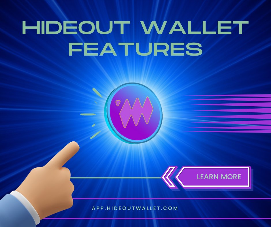 Hideout Wallet tweet media