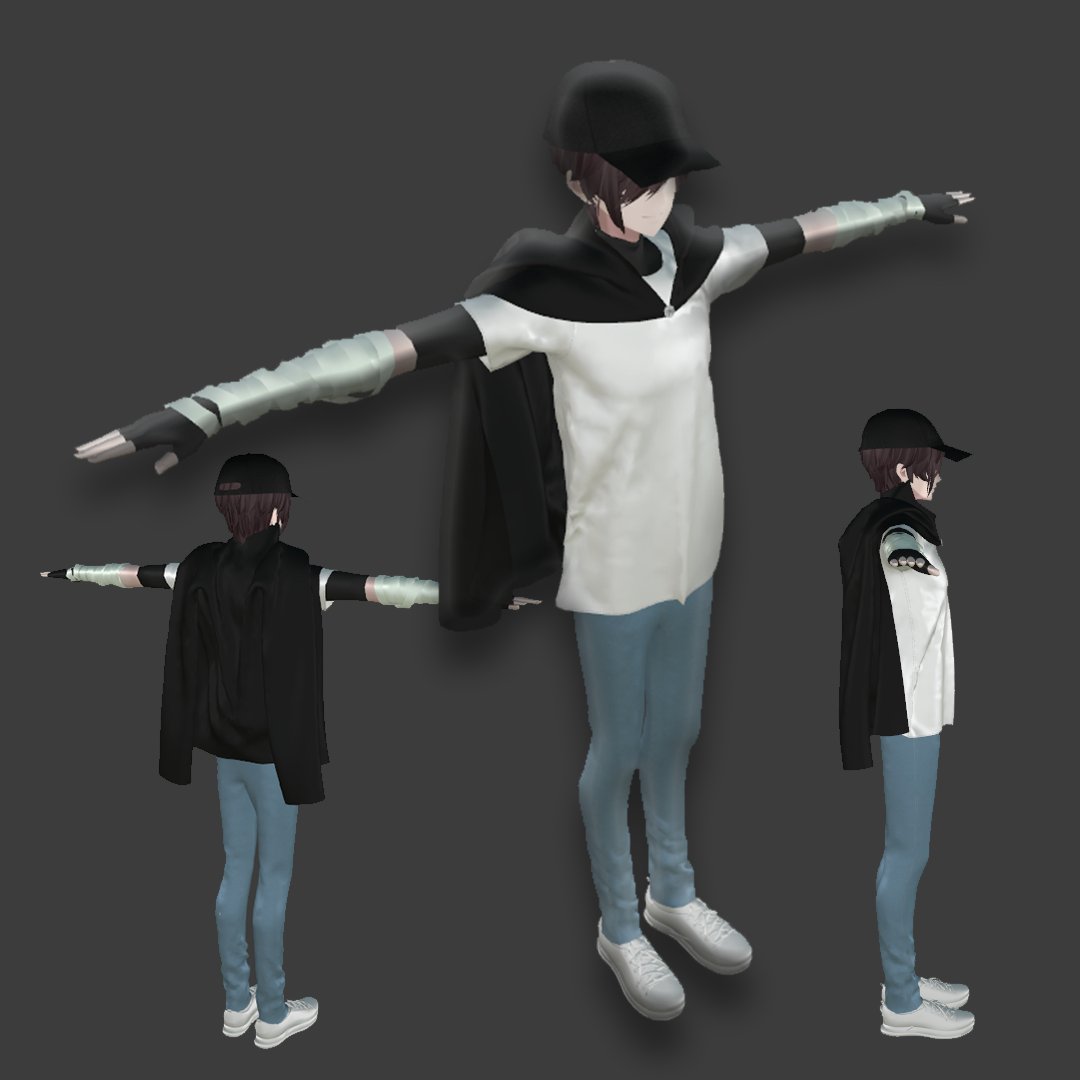 IchigoVR's tweet photo. 🍓割引価格 1200円→890円 🍓
🍓真木のクールな服装 🍓
🍓Cool street outfit for Maki🍓
https://t.co/DlvTn3rGz6
#booth_pm #VRChat https://t.co/KAMhfLWLn3