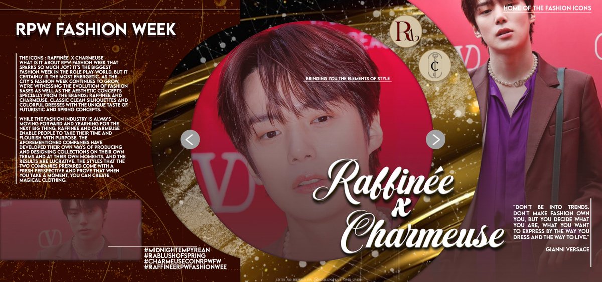 ㅤ

                 yohan.⠀ posted. ㅤ
                ⏰ 14:00 | 📅 03.19.22
                📍The Grand Palais

. . .📨 In support of Charmeuse Co and Raffinée. Good luck today! 🥰 

                 ㅤ ㅤ