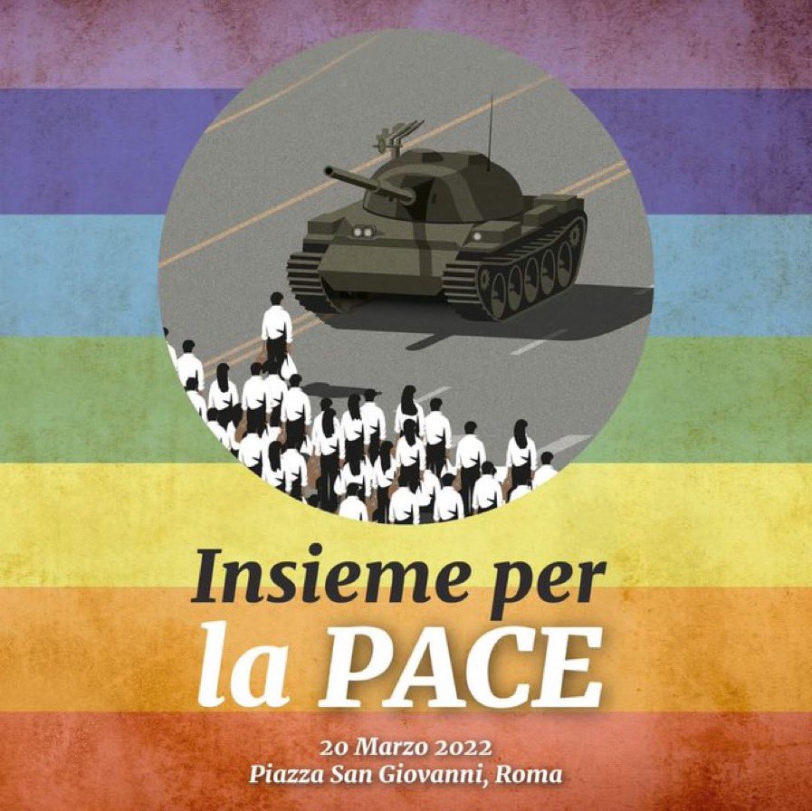 Oggi ore 15 PIAZZA SAN GIOVANNI - Roma - INSIEME PER LA PACE (E IL DISARMO)