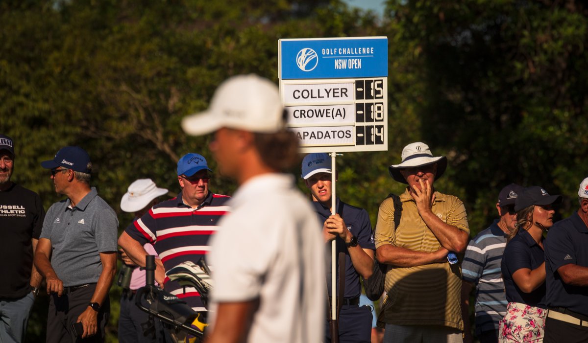 Superb win for 20 year old amateur Harrison Crowe in the #NSWOpenGolf at Concord Golf Club