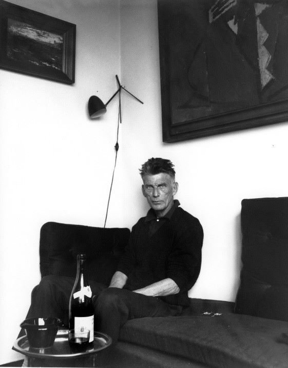 Samuel Beckett at his apartment in Paris,1963. Photograph: Lütfi Özkök.