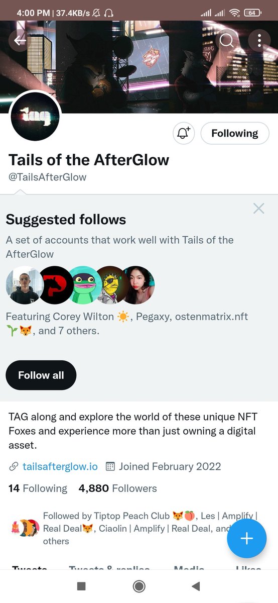 MasiGener's tweet photo. @tiptoppeachclub @TailsAfterGlow #TAGLife  
@kthclmnt 
@Bang_Garr 
@Vas26NFT https://t.co/8EZ83C3XM3