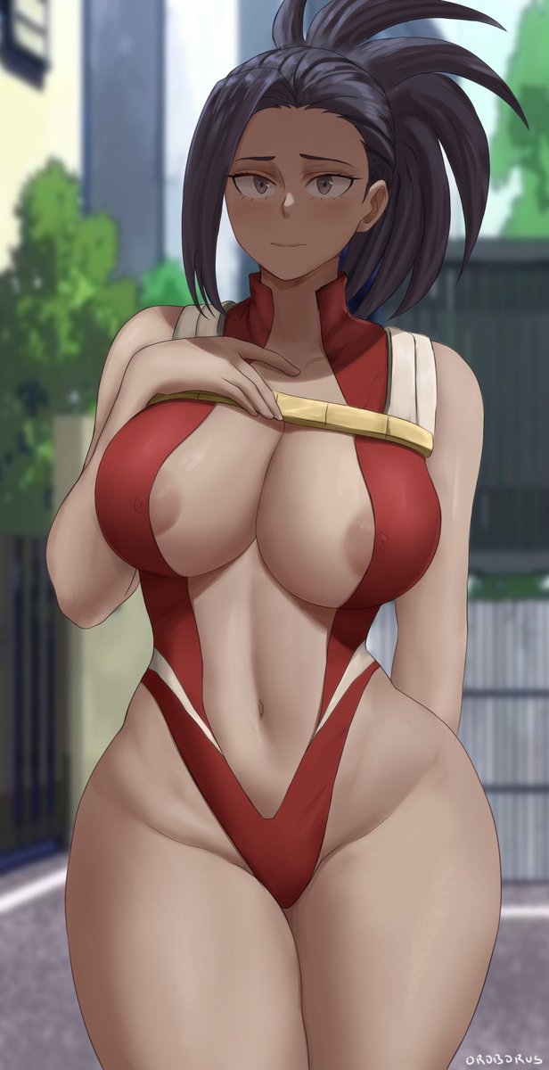 LewdGirlsMHA's tweet photo. The sexy bimbo who can create anything Momo Yaoyorozu, as well as the pink lustful alien Mina Ashido, and finally the muscular bunny who’s always in heat and can crush you with her thighs alone Rumi Usagiyama~ 
Check the threads for more info on these lovely woman~
❤️+🔄? https://t.co/V8QYYUC2vO