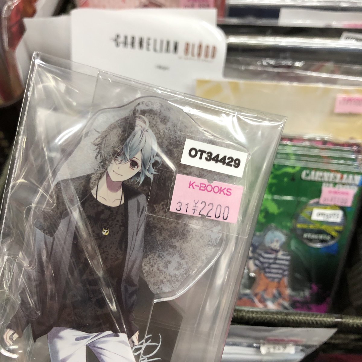 EROSION 雨宮ビャクヤ アクリルスタンド 駿河屋 -<中古>雨宮ビャクヤ アクリルフィギュアスタンド 「CARNELIAN