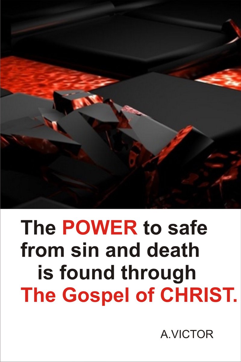 AdebayoVM's tweet photo. Romans 6:17,23
[17]But God be thanked, that ye were the servants of sin, but ye have obeyed from the heart that form of doctrine which was delivered you.
[23]For the wages of sin is death; but the gift of God is eternal life through Jesus Christ our Lord.
#Soultips https://t.co/fgluLzMdN1