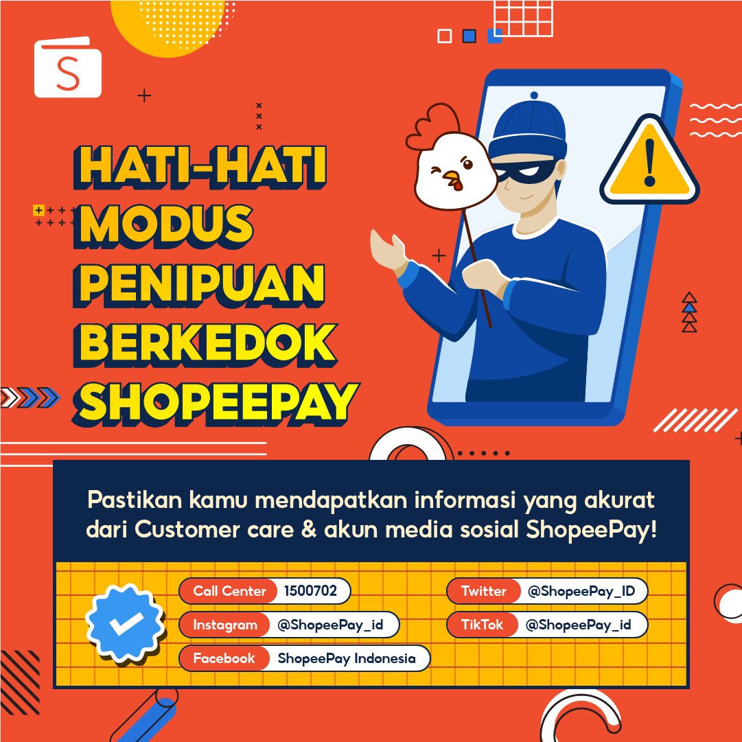 Shopeepay Indonesia On Twitter Selalu Waspada Dan Berhati Hati