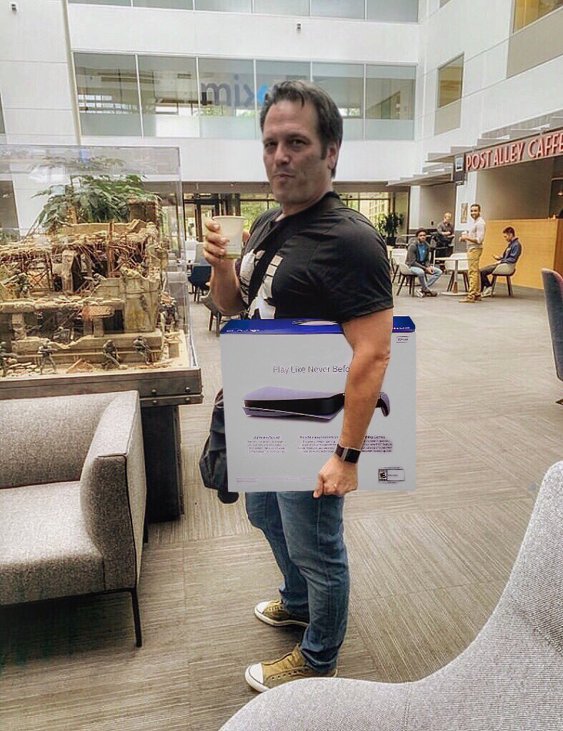It was nice meeting <a href="/XboxP3/">Phil Spencer</a> in person. Congratulations on getting yourself a PS5 man, you’re setting a good example for gamers not to be tribalist.
