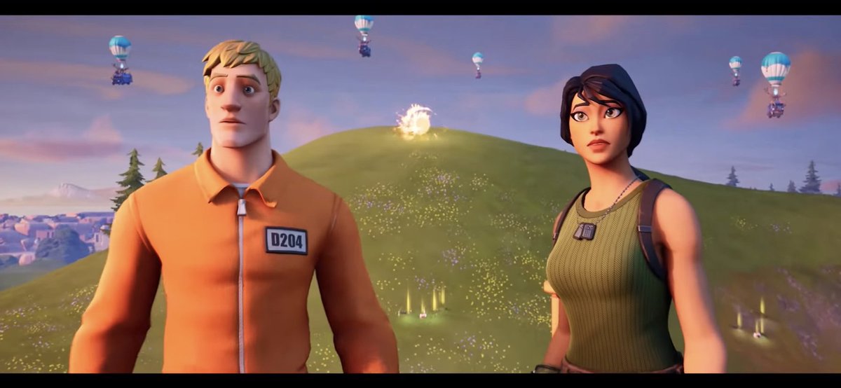 SpiderMateo919's tweet photo. YES YES Headhunter was in another BP trailer!!!!! Here are some shots of my Queen #FortniteSeason2 #fortnite #season2 #headhunter #agentjonesy #FortniteChapter3Season2 #xbox #FortniteArt https://t.co/YdMzazQ2Aq