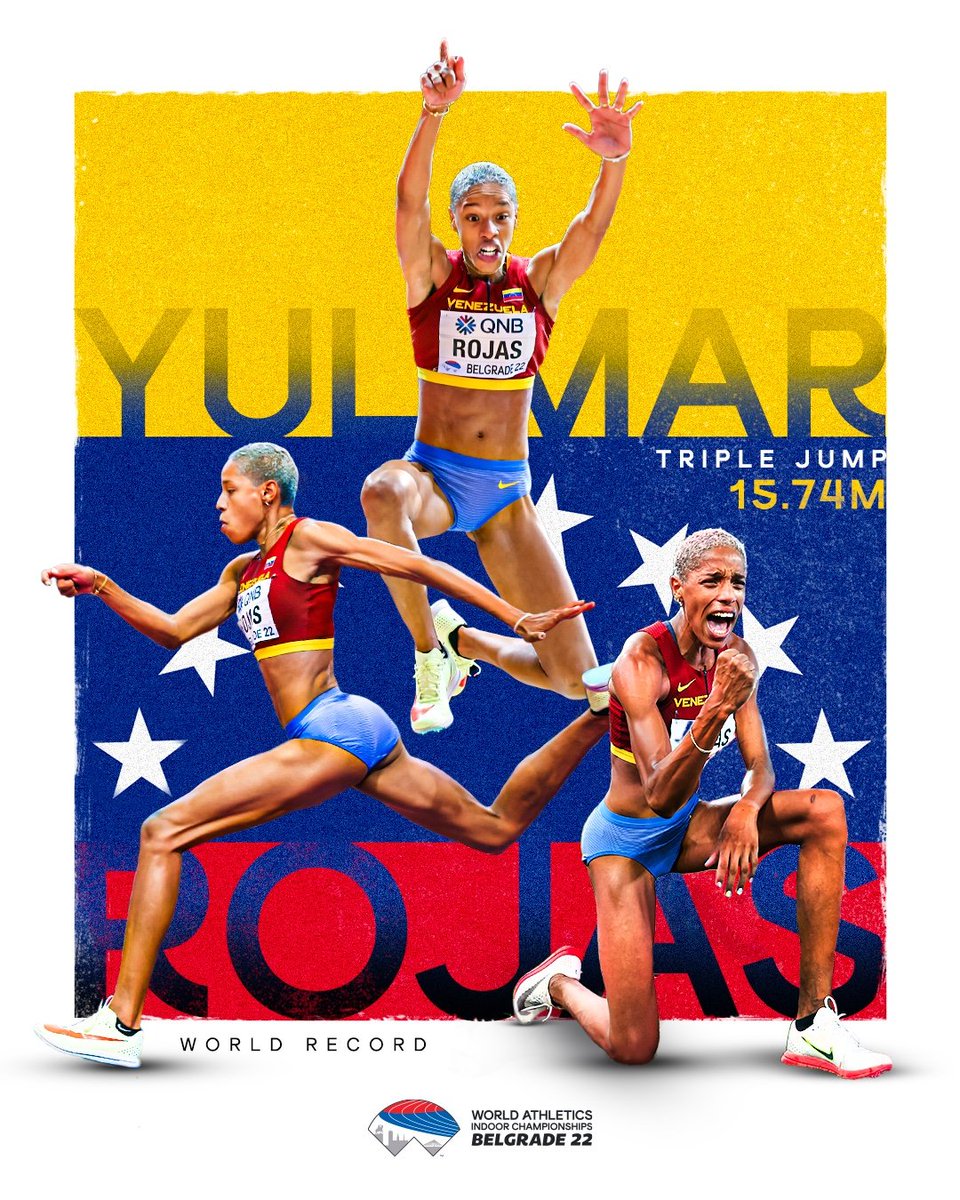 atletismoRFEA's tweet photo. Gallur se despide hoy de su primer récord del mundo 👋🏻

Ha sido un honor y un placer presumir de tus 15.43 m durante dos años @TeamRojas45 ❤️

Pero 15.74 m... ¡guau! 🤯

😉 Yuli, esperamos seguir descubriendo horizontes contigo https://t.co/Nupl7TQp5n