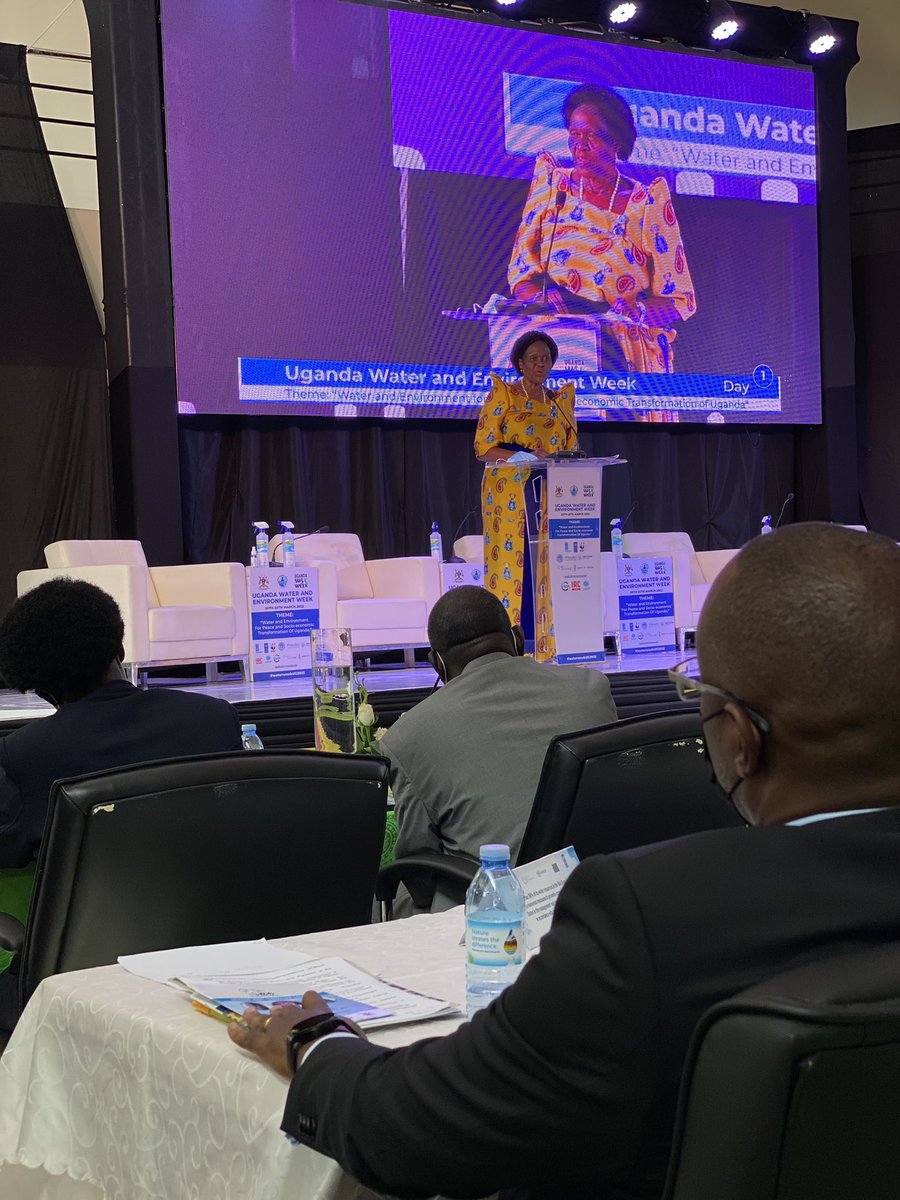 min_waterUg's tweet photo. #MWEworks: “Water and environment resources go hand in hand and contribute to the economic development of the country so let us all protect and prioritize them”. The Minister of State for Environment @MamaMabira has stated at #UWEWK22 opening. @jessica_alupo @GovUganda @okidi64 https://t.co/Z6PRAL4v5U