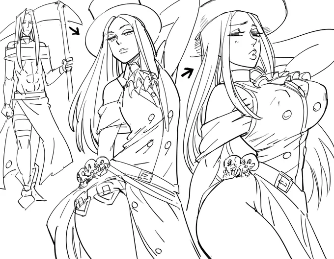 Patreon request:
Guilty Gear Strive, Testament Bimbofication 