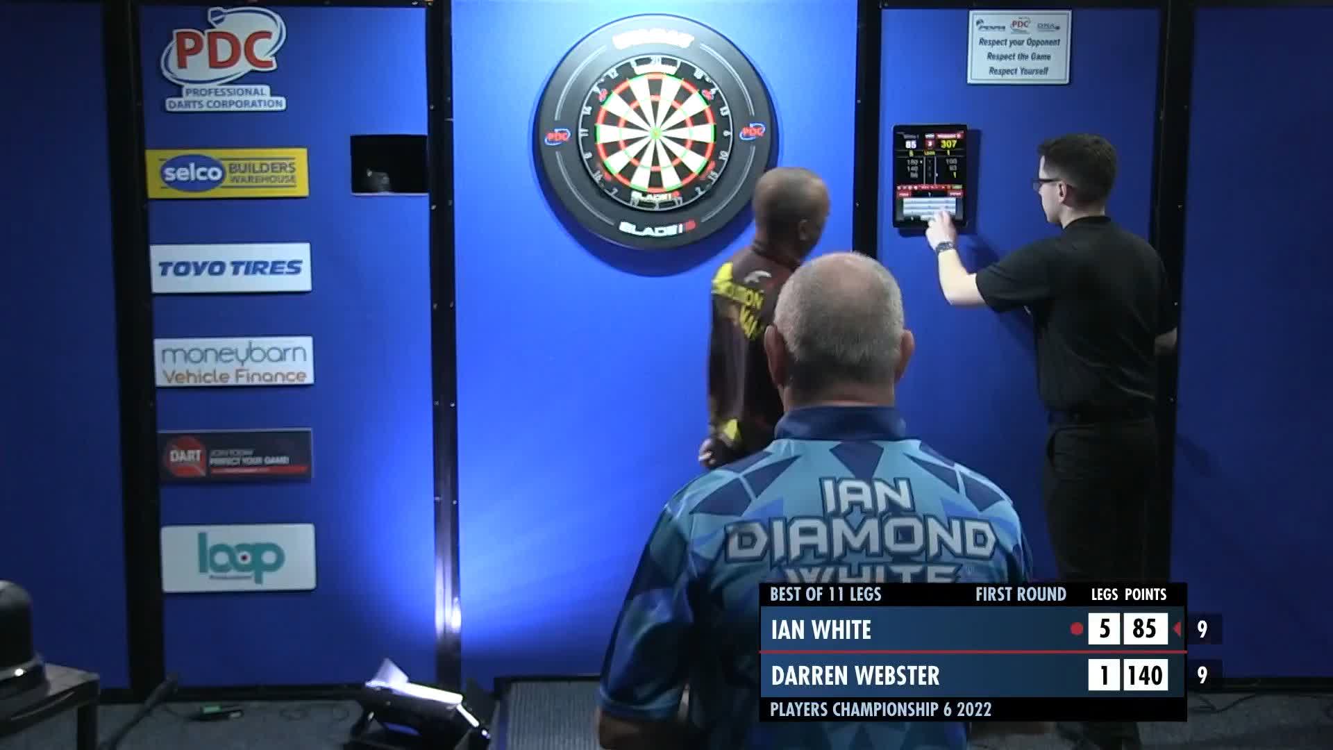 PDC Darts on Twitter "𝗪𝗛𝗜𝗧𝗘 𝗪𝗜𝗡𝗦! Ian White does a demolition job on