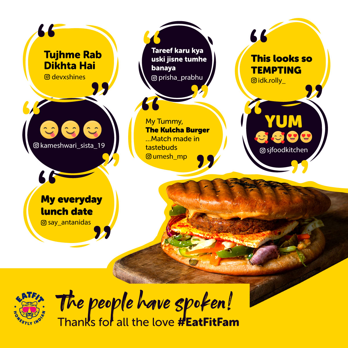 the_curefoods's tweet image. Our FAM has spoken! Sending some love your way! 

Tell us which other dish on our menu you absolutely love in the comments below...

#kulchaburger #indianburger #eatfit #EatfitFAM #HonestlyIndian #honestlyindianfood #HealthyMadeHappier #burgers #delicious #loveforfood