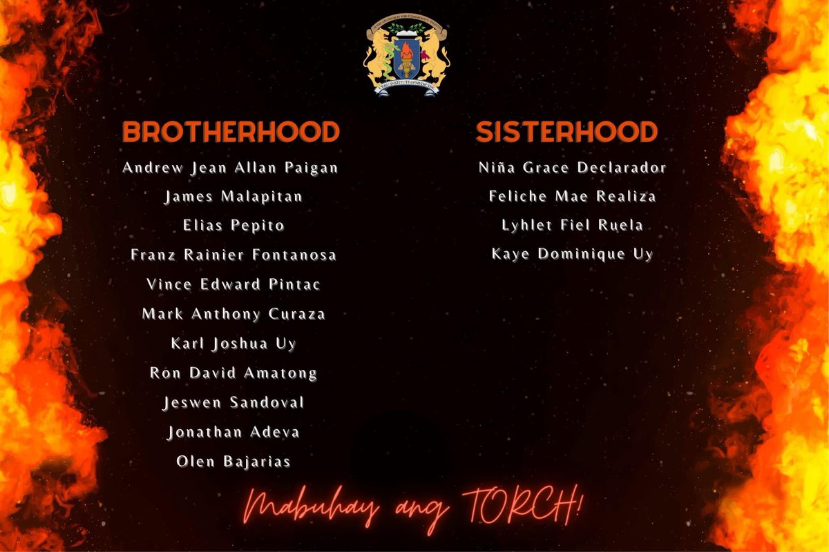 Carry the flame and uphold the flame. Welcome to the family, Silaub and Fuego! 🔥