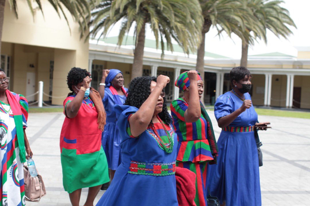 SPWCOfficial's tweet photo. Following the recently concluded 8th ordinary Congress, the #SPWC Central Committee convened its first meeting in Swakopmund, today.
Under the theme: Re-Imaging Inclusive Development through Service Delivery.
The Central Committee of the SPWC is its governing organ. https://t.co/KmuN5w1IM5