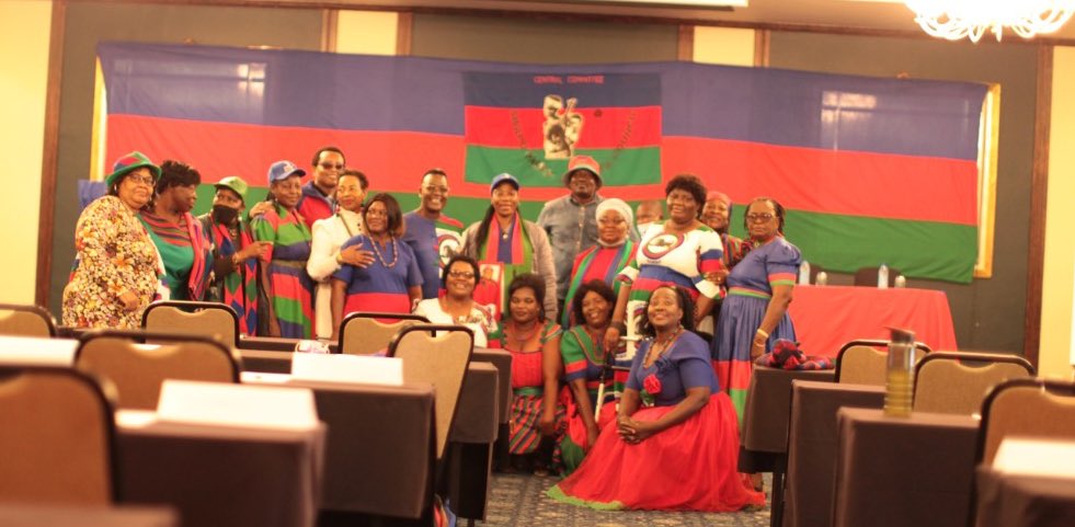 SPWCOfficial's tweet photo. Following the recently concluded 8th ordinary Congress, the #SPWC Central Committee convened its first meeting in Swakopmund, today.
Under the theme: Re-Imaging Inclusive Development through Service Delivery.
The Central Committee of the SPWC is its governing organ. https://t.co/KmuN5w1IM5