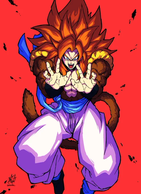 ゴジータ4
#dragonball #イラスト 