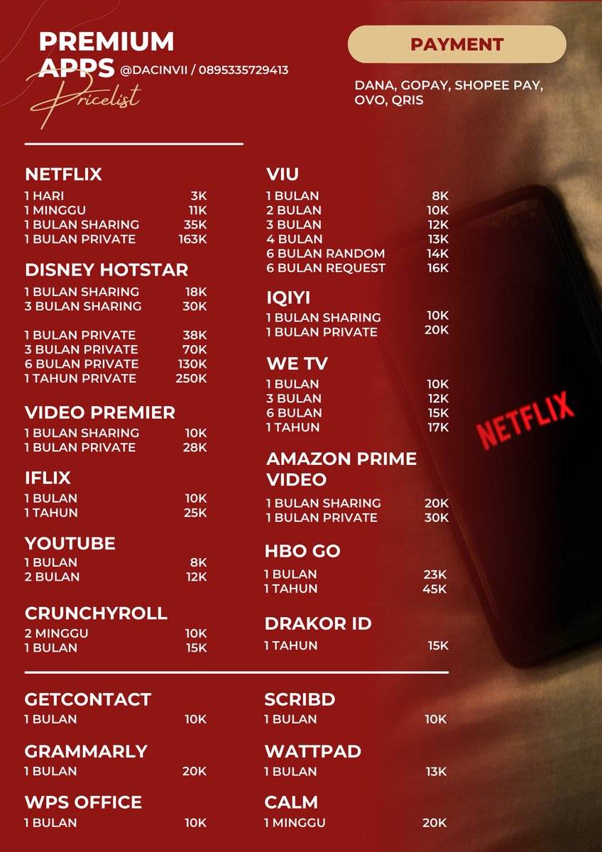 📌PROMO DISNEY HOTSTAR
Sharing 1 bulan: 13k
Private 1 bulan: 33k
Private 3 bulan: 66k

Netflix lagi gaasik ni guys, lesgo pindah disney yuk
Yg mau bisa chat kesiniii👇 (dm ngga ada notif
wa.me/62895335729413

jual disney hotstar promo video premier iflix youtube viu iqiyi dll