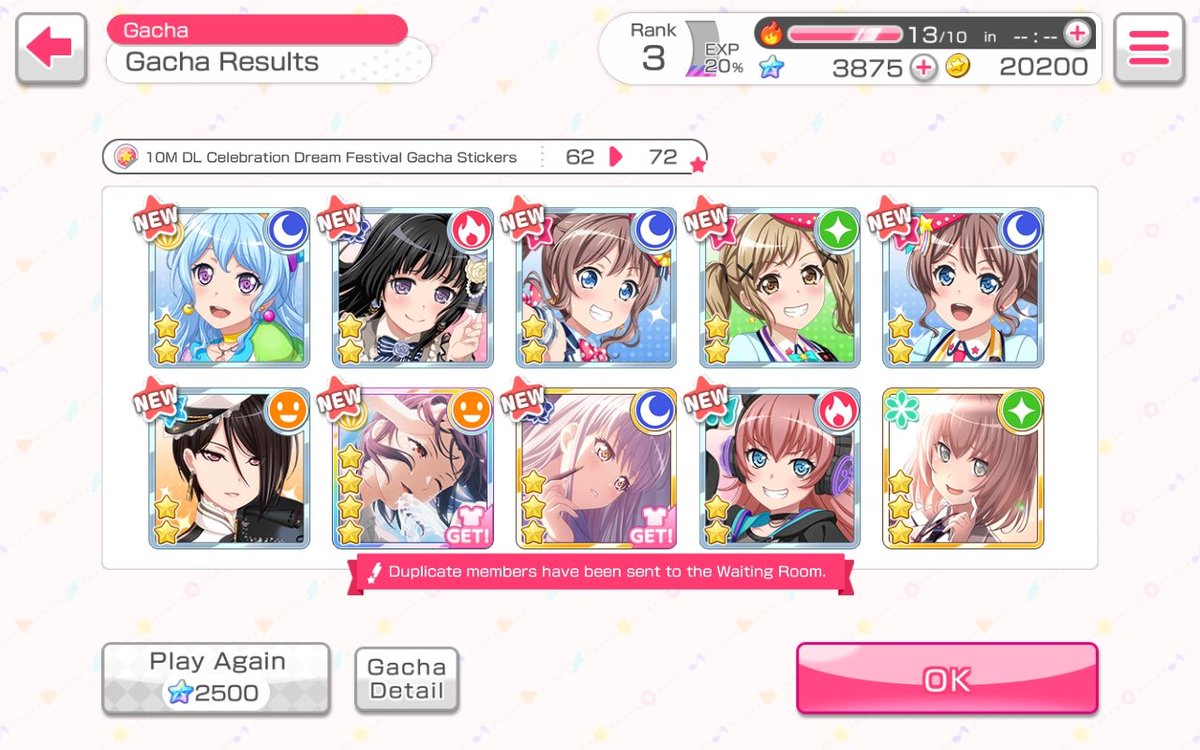 tvstaticsystem2's tweet image. bandori is really being grateful to me
also hagumi came home -🌿
