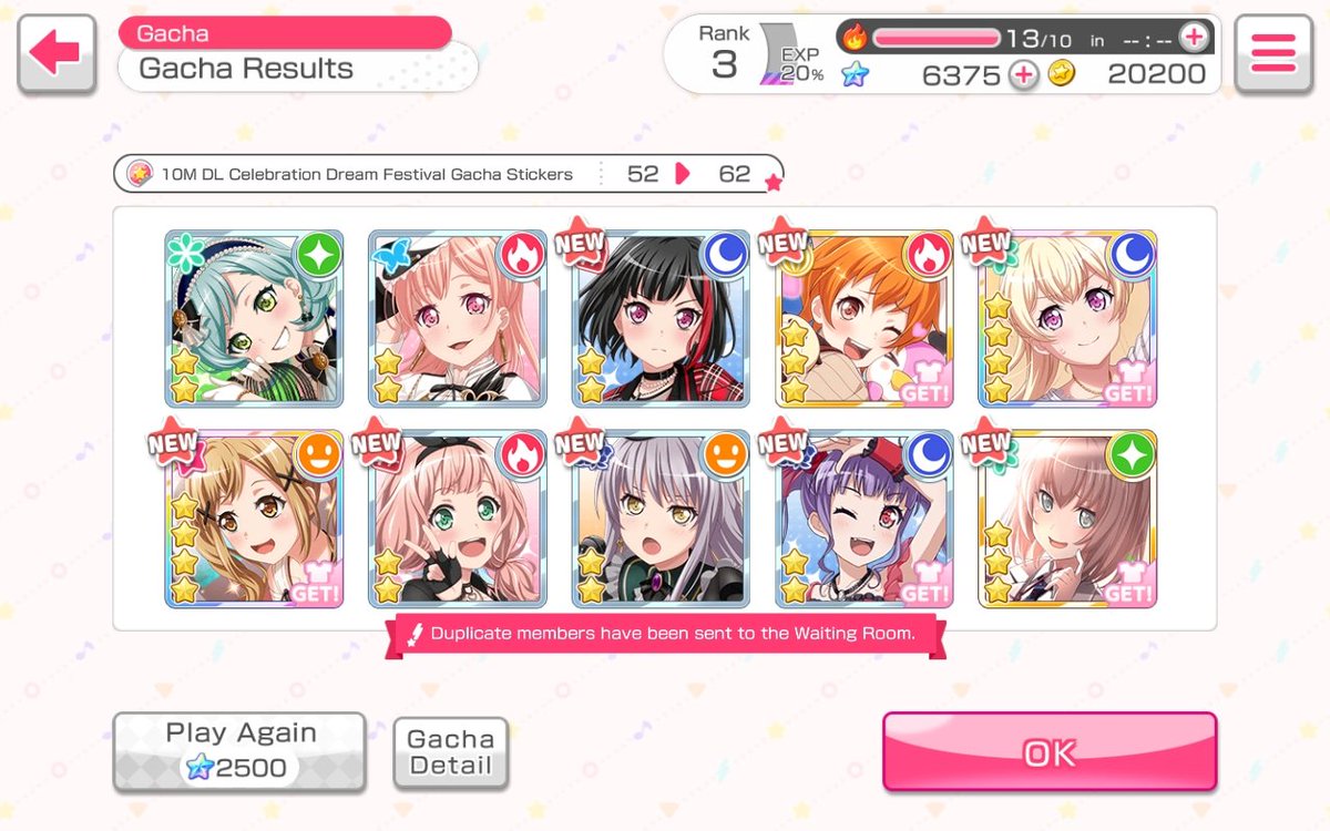 tvstaticsystem2's tweet image. bandori is really being grateful to me
also hagumi came home -🌿