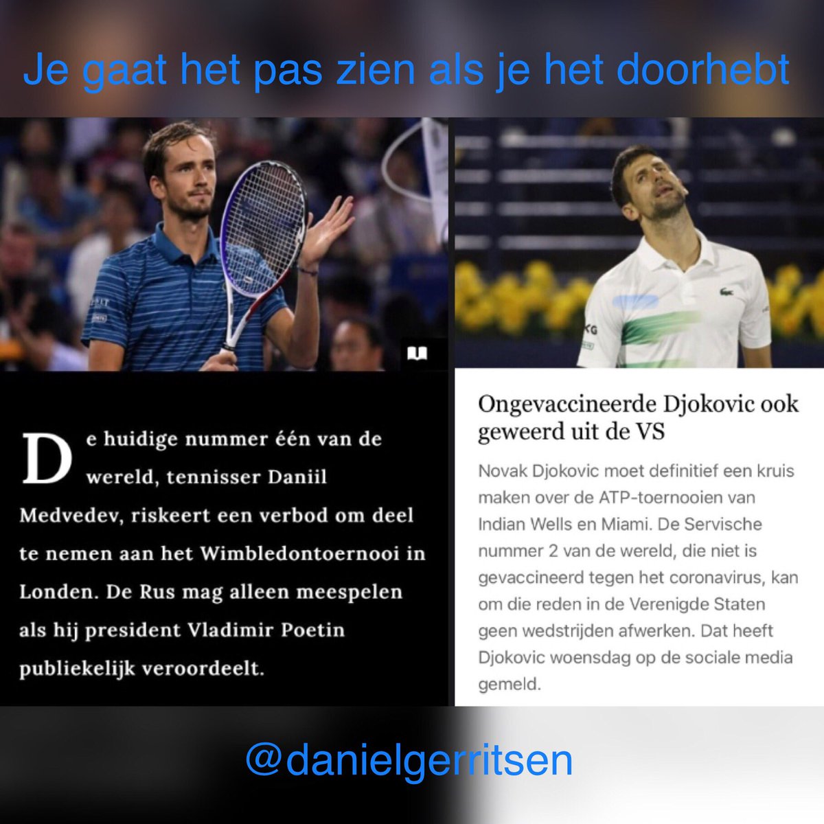 DanielGerritsen's tweet photo. Je gaat ‘t pas zien als je ‘t doorhebt.
#Corona #Oekraïne https://t.co/jc8moKgi2Q