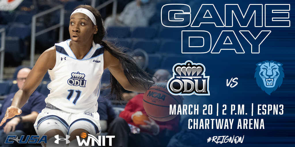 𝗪𝗡𝗜𝗧 𝗚𝗔𝗠𝗘𝗗𝗔𝗬

🆚 | Columbia
⏰ | 2 p.m.
🏟️ | Chartway Arena
📍 | Norfolk, Va.
💻 | es.pn/3CXvuPt
📻 | bit.ly/3EUhRjC
📊 | bit.ly/3mYe5zA
🎟️ | bit.ly/3wtYMDU

#ODUSports | #ReignOn | #Monarchs