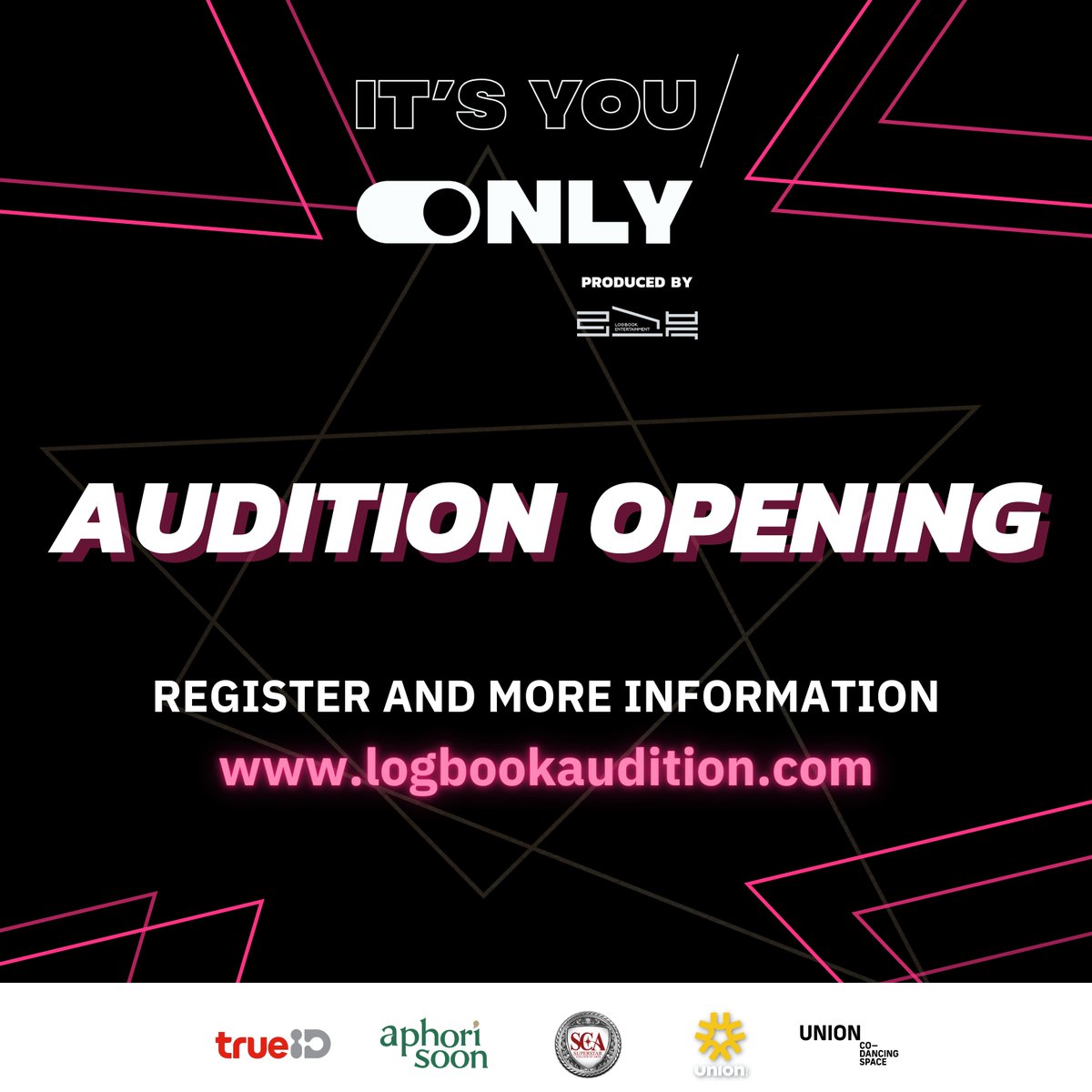 LogbookAudition's tweet photo. 📌Logbook Audition 2022
Is opening NOW!!!!📣📣📣

ค่ายใหม่จากแดนกิมจิ เปิดรับสมัครออดิชั่น
เฟ้นหาศิลปินฝึกหัดหญิงหน้าใหม่  เพื่อเตรียมพร้อมสู่การเป็นศิลปิน ภายใต้ชื่อโครงการ ‘It’s you only’
นำทีมโปรดิวเซอร์โดย ปาร์ค ยู ชอน ( TVXQ, JYJ , Solo Artist , Actor ) https://t.co/gYJkfSHQYL