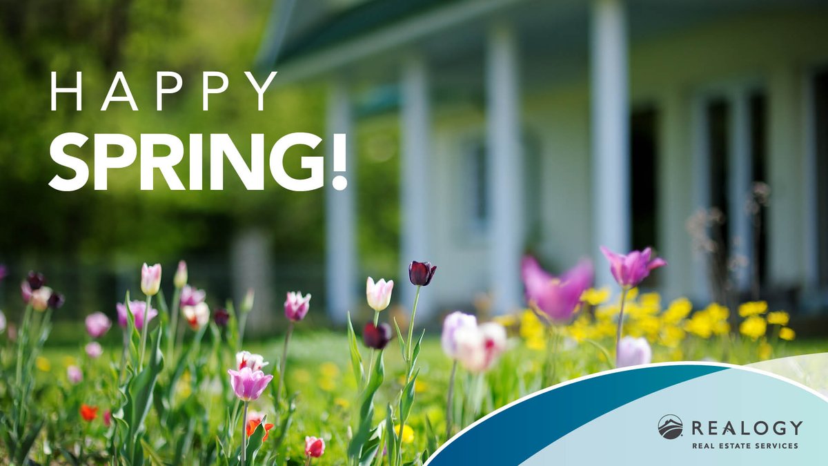 Realogy's tweet photo. #Spring is officially here, which means our teams are busy helping plant new roots for home buyers and sellers this upcoming season! #WeAreRealogy https://t.co/AaXLRAan29