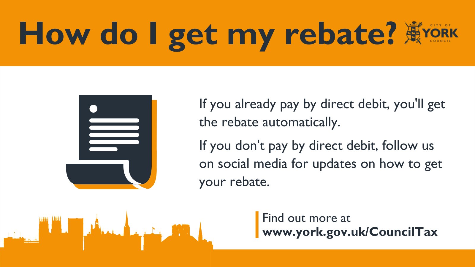 City of York Council on Twitter "The £150 Council Tax rebate scheme