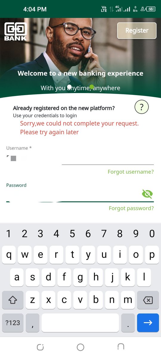 fnkibe's tweet photo. @Coopbankenya My connection is strong. Below is the message I'm getting https://t.co/uG9DDcyFUg