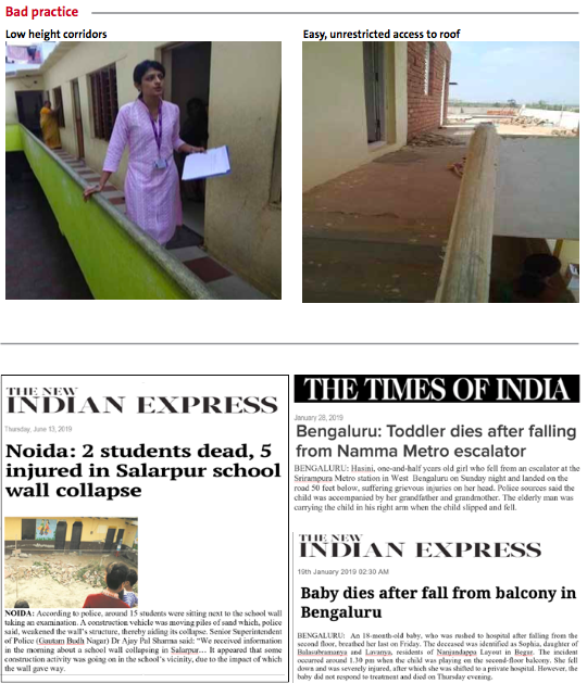 drchetanmd's tweet photo. Under construction sites and terrace have loose gravel, unprotected railings, low height barriers all making it serious fall and injury risk. 

2 teenage kids in ICU with injuries sustained while helping in UnderConstruction sites. 

#fallfromheight #childsafety https://t.co/obf2rlHd9y