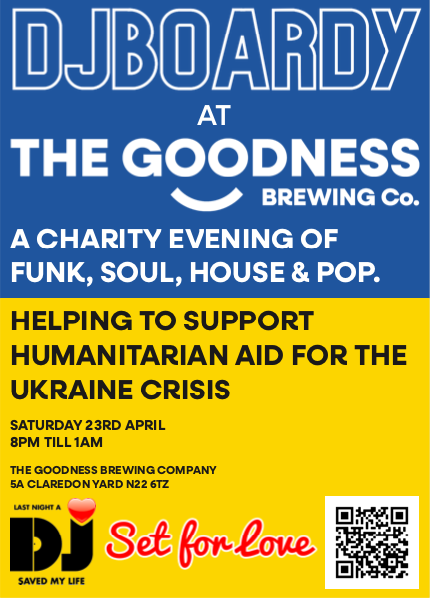 AndrewBoardman's tweet photo. It is now official ~ Saturday 23 April ~ Lets dance together to raise money to support Humanitarian Aid for the Ukraine Crisis. Sign up to the guest list and donate via the link https://t.co/xVRhPdxB3x
Please consider donating even if you can’t attend and please RT https://t.co/vsQ37tA4RU