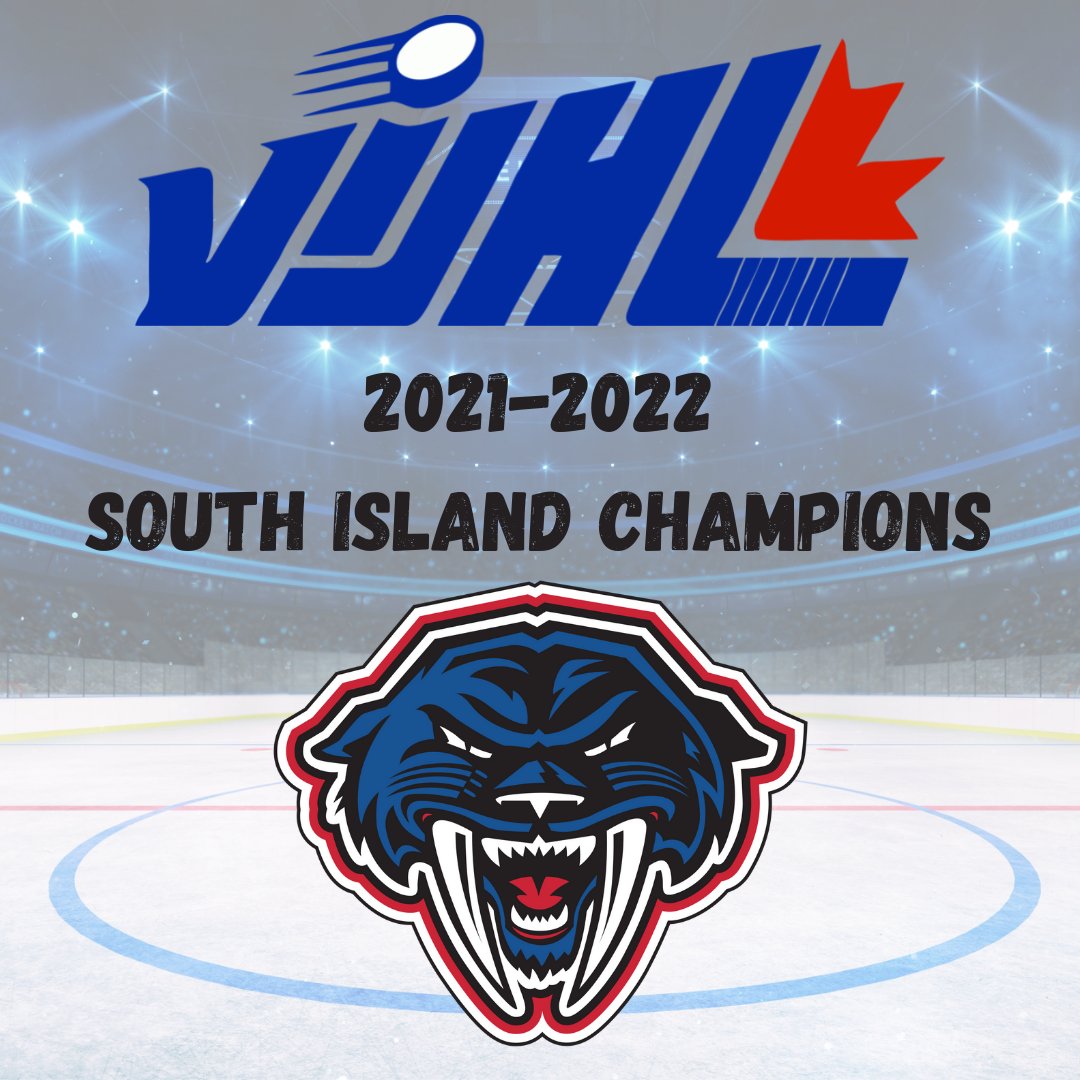 vijhlofficial's tweet photo. CONGRATULATIONS TO OUR @vijhlofficial SOUTH ISLAND CHAMPIONS

@ppanthersvijhl 

The Panthers will face our North Island Champs @GeneralsJrB  to see who will be the 2021-2022 VIJHL League Champions! 

First game of this intense series will be on Wednesday, March 23rd in Oceanside https://t.co/Dwns55o6Lt