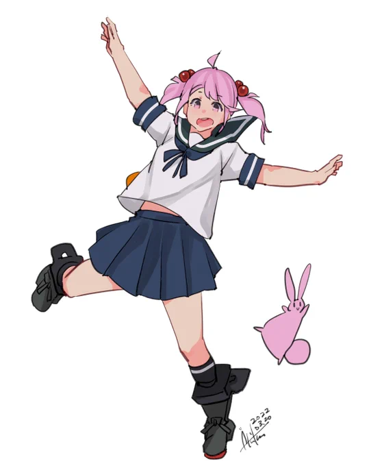 漣『ごっしゅじんさまぁー!!!』
#艦これ #漣 