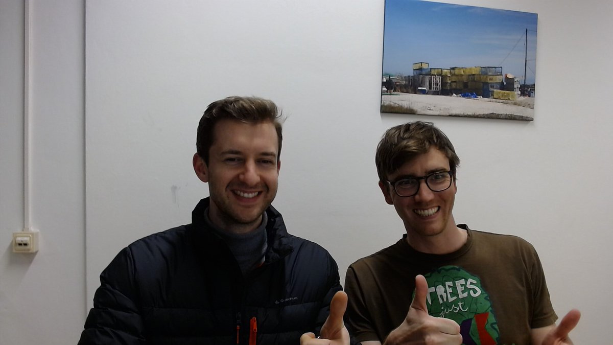 KvarkenSpaceEco's tweet photo. 🌟THE WINNERS OF THE #KvarkenSat INNOVATION CHALLENGE 2022:  Gaenseliese! 🌟 "The advantages of static maps with high spatial resolution can be merged with coarse scaled satellite retrievals, possessing high temporal resolution." 🏆Brendan🏆Philip (not in picture), and🏆Marian. https://t.co/6qcNItbWlB