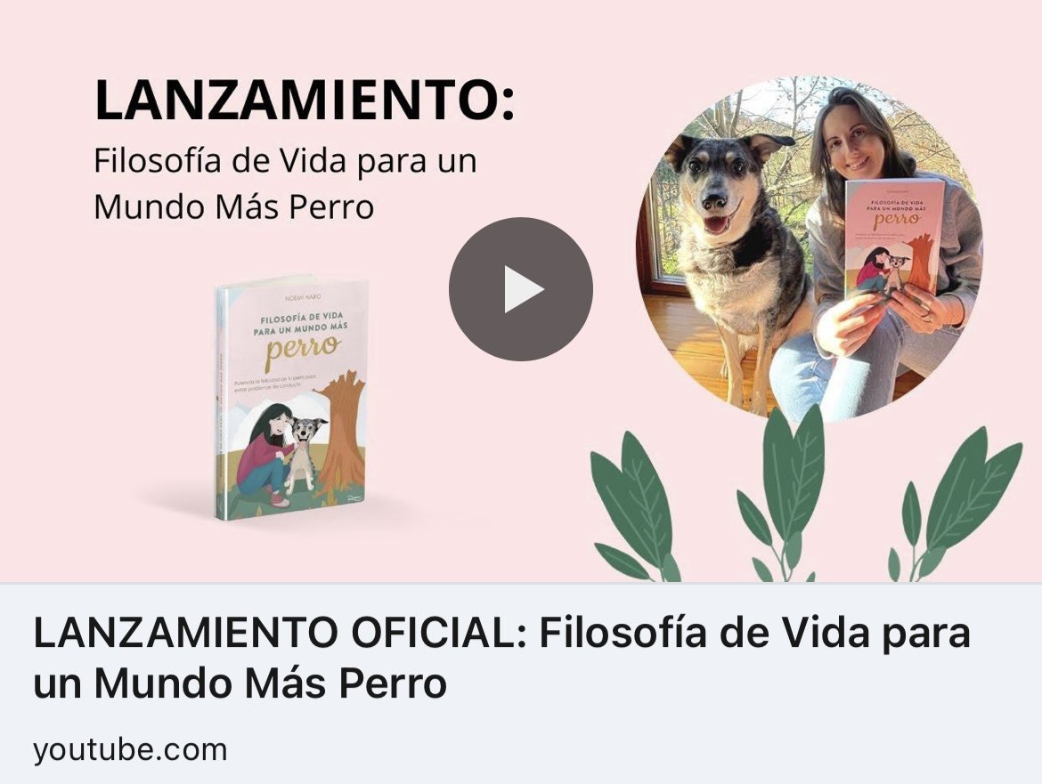 UlisesyArgos's tweet image. 🤍🐾 Hoy es el lanzamiento oficial de mi libro  youtu.be/TDDIqJa8zF8 🥰 Hazte con el tuyo aquí 👉 ulisesyargos.es/producto/libro…